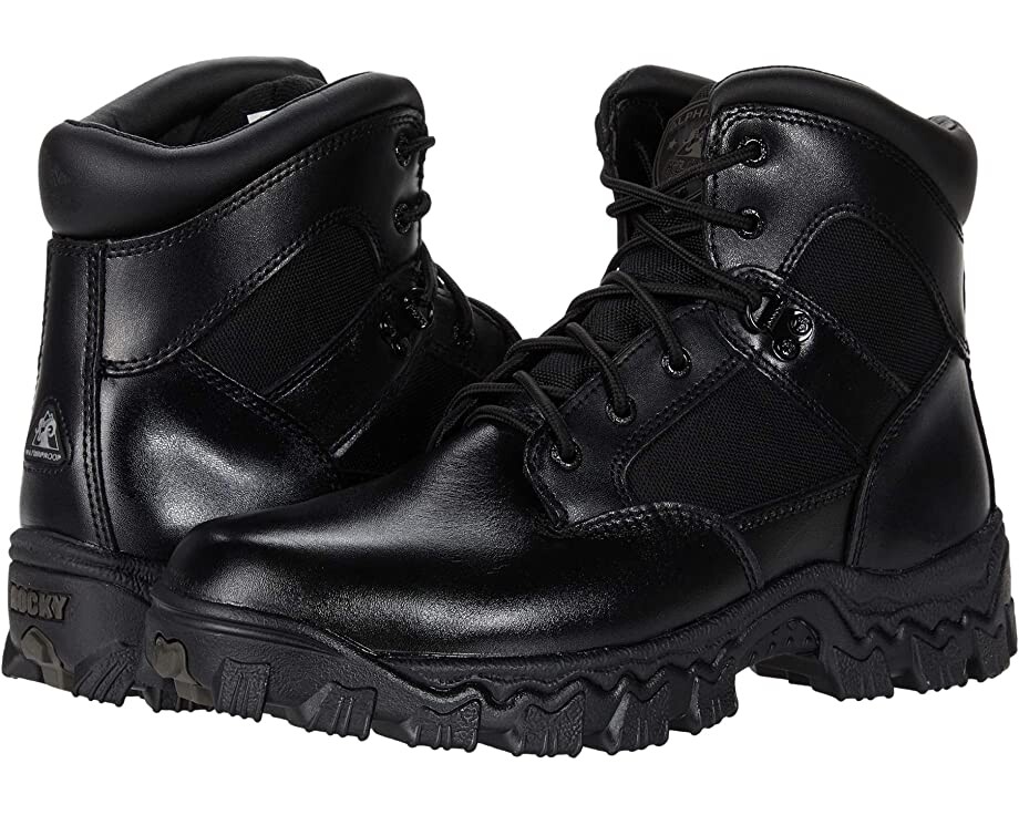 

Ботинки Alpha Force Waterproof 6" Public Service Soft Toe Boot Rocky, черный