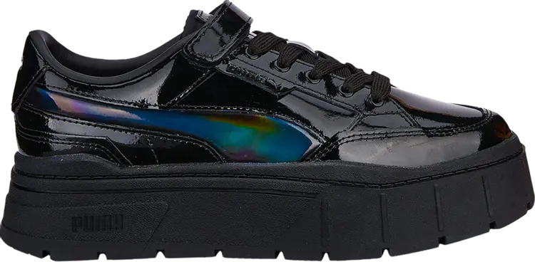 

Кроссовки Puma Wmns Mayze Stack Black Patent Iridescent, черный