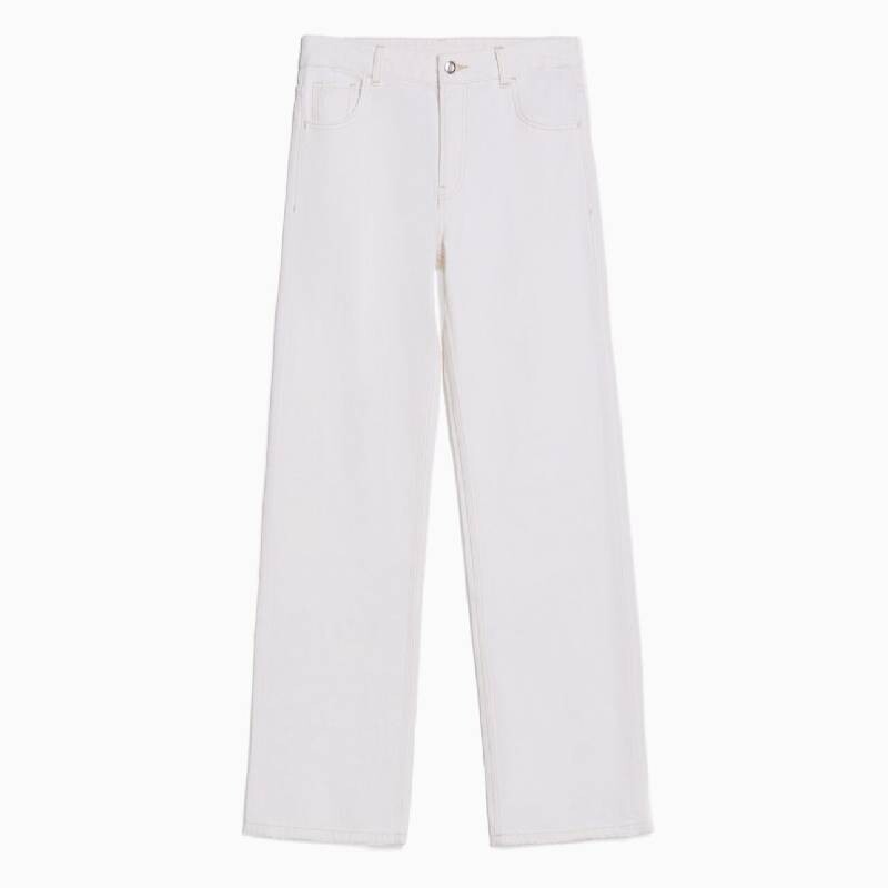 

Джинсы Bershka Wide-leg 90s, белый