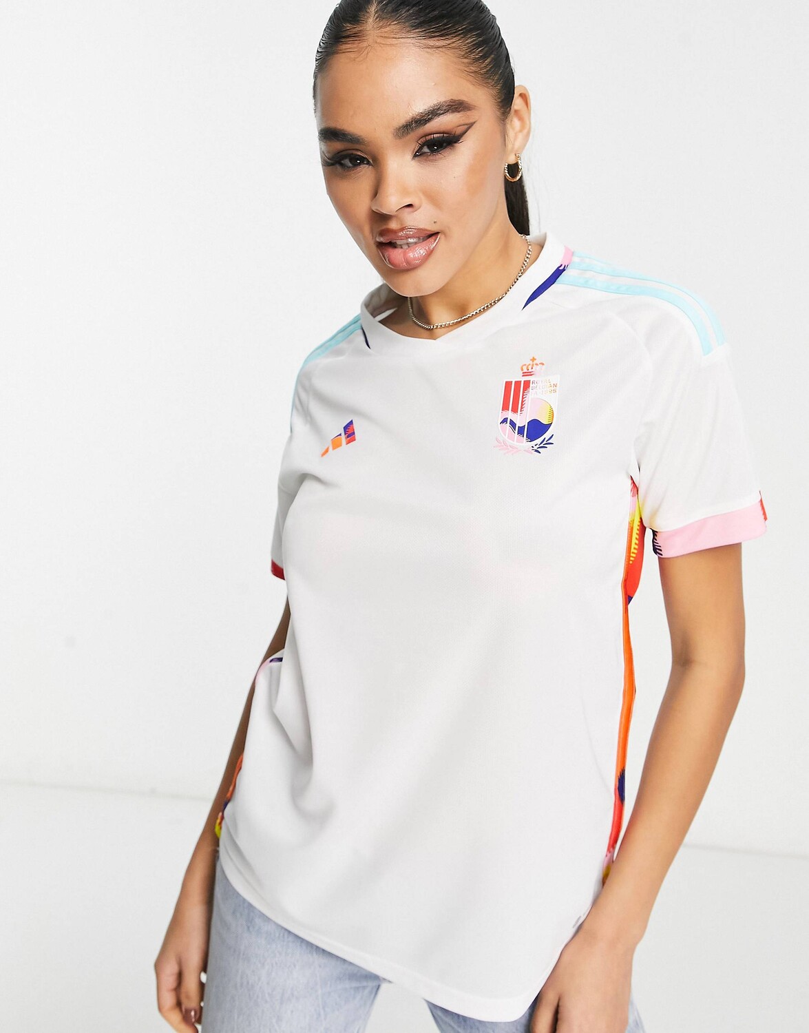 

Белая выездная футболка adidas Football Belgium World Cup 2022