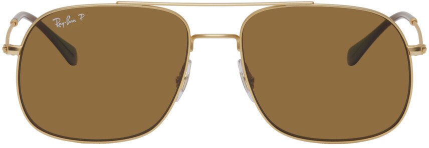 

Золотые солнцезащитные очки Андреа Ray-Ban