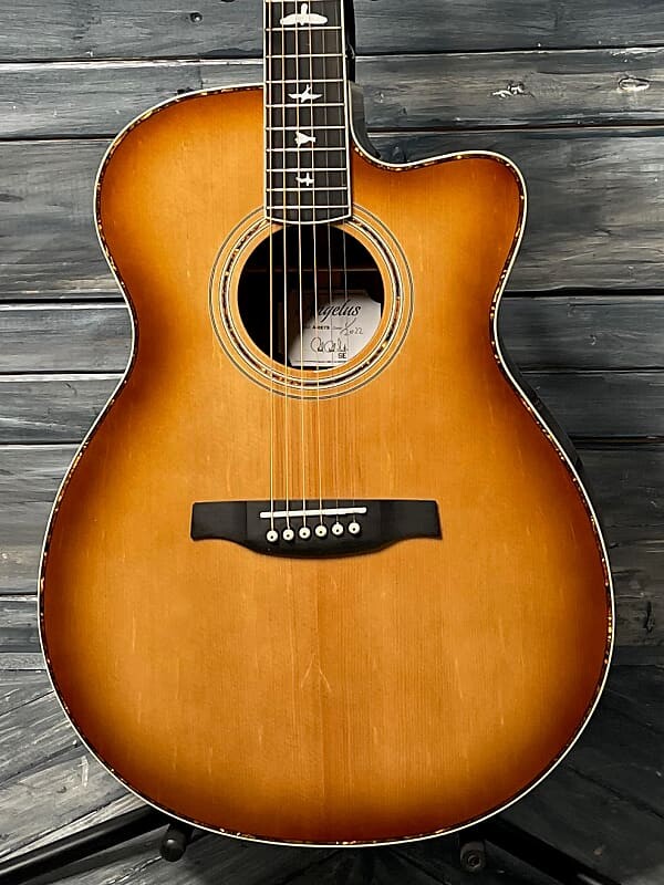 

Акустическая электрогитара Paul Reed Smith PRS SE Angelus AE40ETS в разрезе, табачный цвет Sunburst Paul Reed Smith PRS SE Angelus AE40ETS Cutaway Electric Guitar-