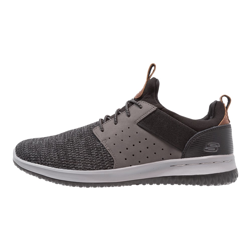 Кроссовки Skechers Delson, black/grey - фото