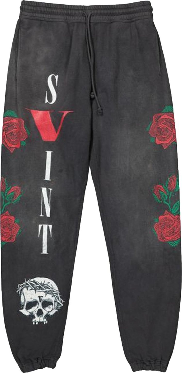 Спортивные брюки Saint Michael x Vlone Sweatpant 'Black', черный