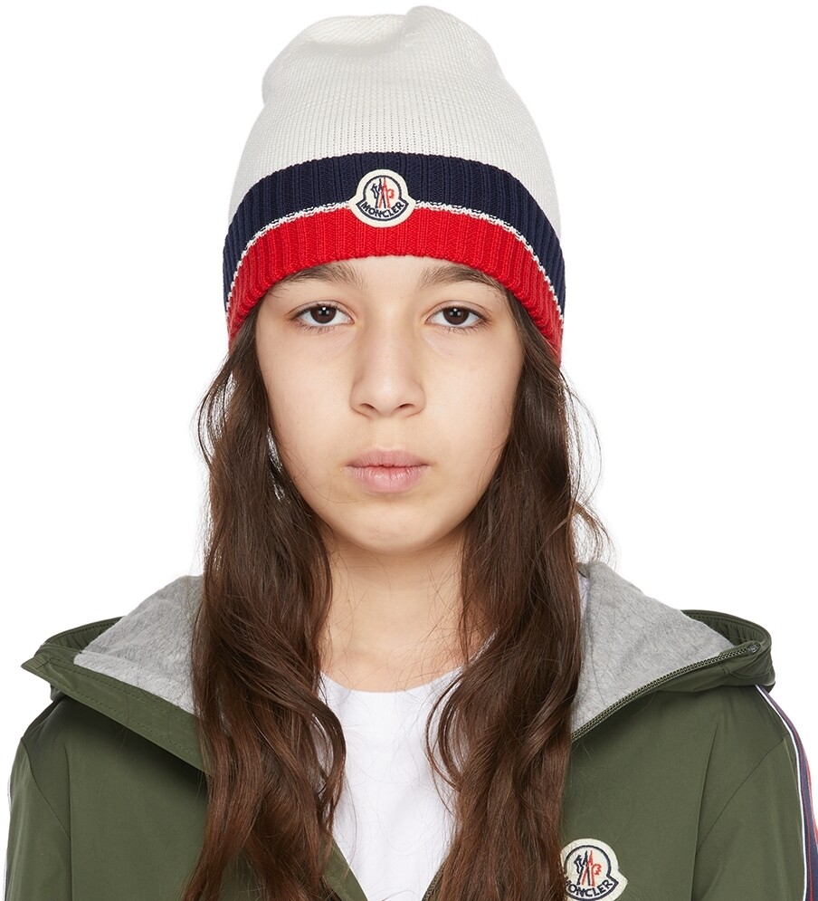 Детская вязаная шапка Off-White Moncler Enfant