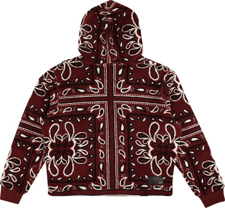 

Худи Amiri Printed Bandana Polar Fleece Hoodie 'Red/Black', разноцветный, Коричневый, Худи Amiri Printed Bandana Polar Fleece Hoodie 'Red/Black', разноцветный