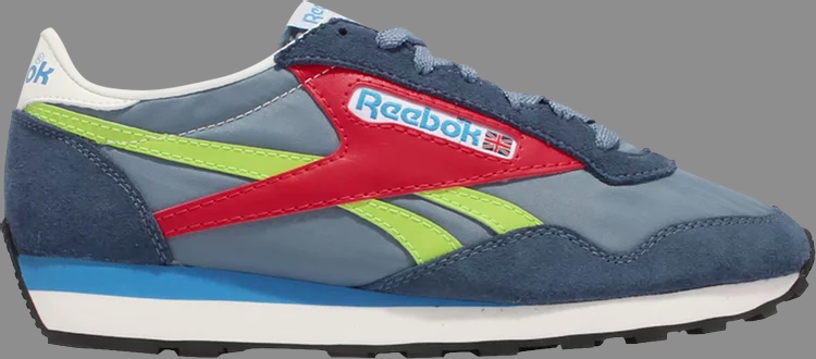 Кроссовки az 2 'blue slate acid yellow' Reebok, синий - фото