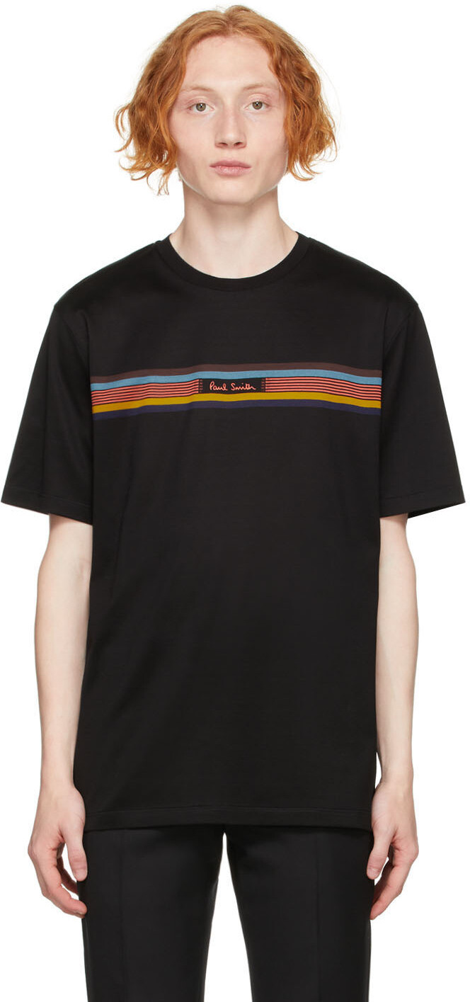 

Черная футболка оверсайз Paul Smith, Черный