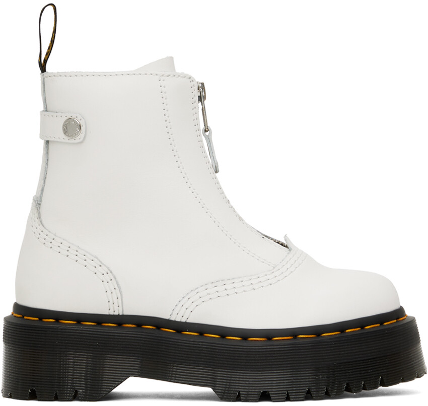 

Белые ботинки джетта Dr. Martens, Белый, Белые ботинки джетта Dr. Martens
