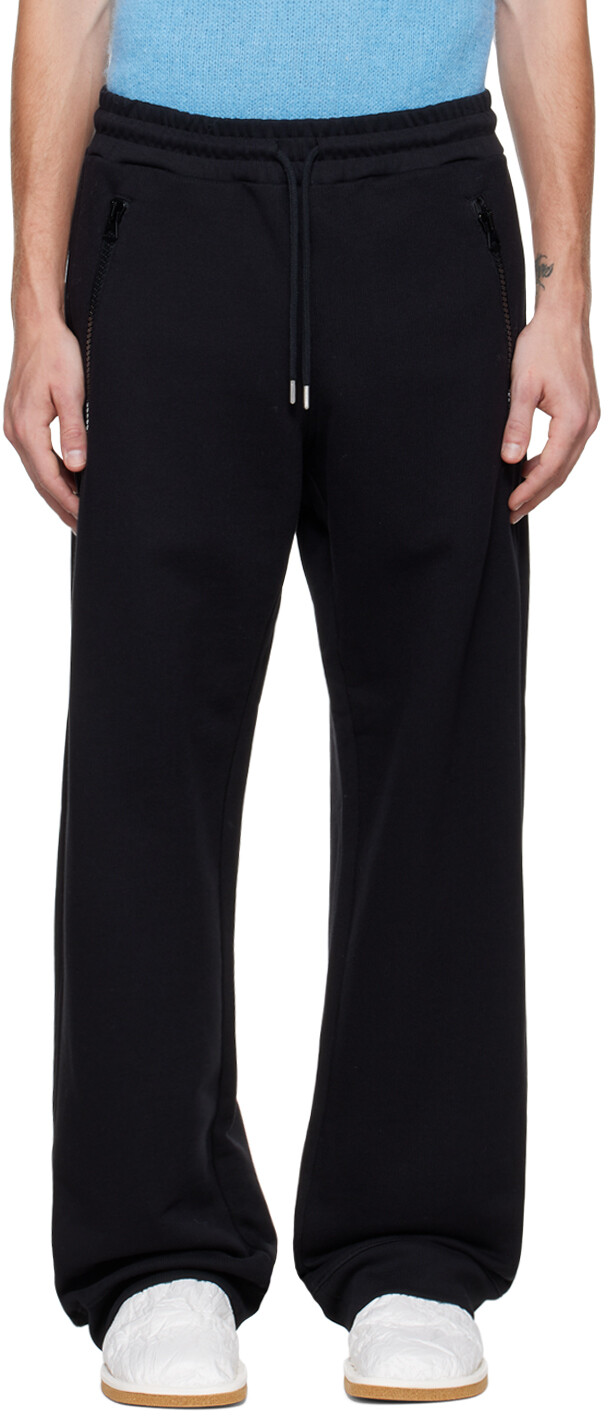 

Черные брюки для отдыха на молнии Dries Van Noten