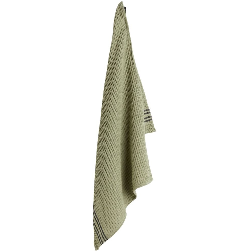 

Полотенце кухонное H&M Home Waffled, зеленый