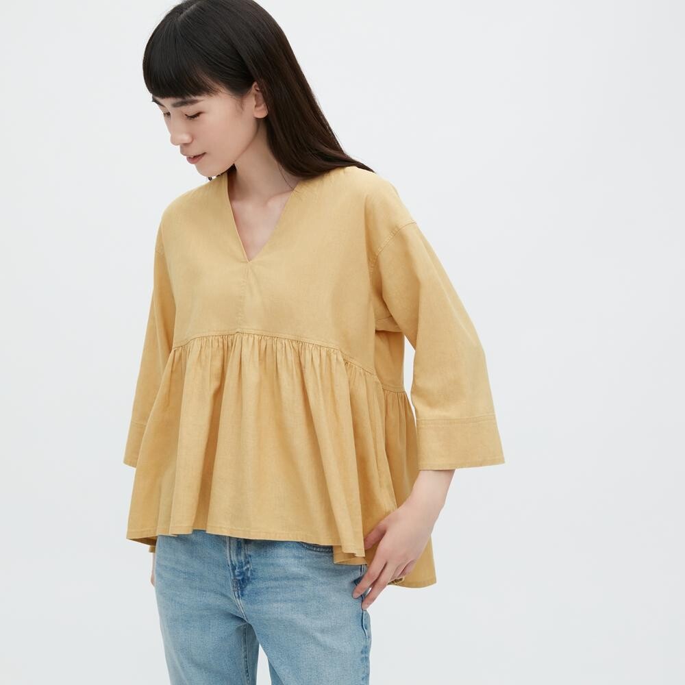 

Рубашка Uniqlo, желтый