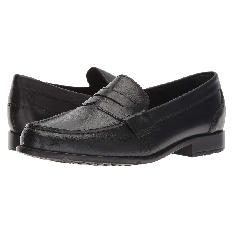 Лоферы Classic Loafer Lite Penny Rockport, черный - фото