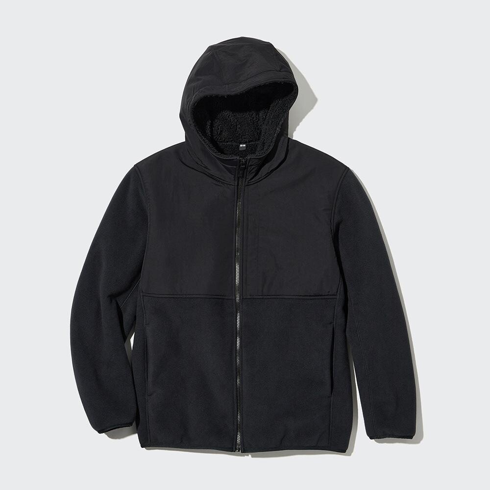

Куртка с капюшоном унисекс Uniqlo, черный