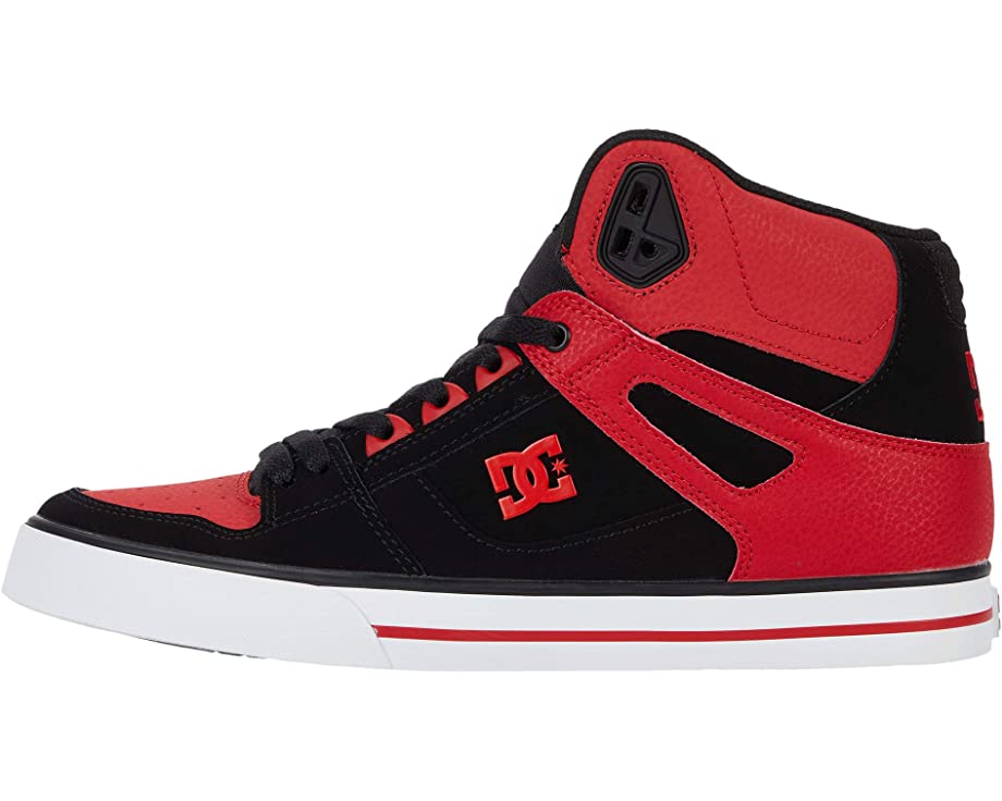 Pure High-Top WC. DC Shoes кеды красные. Кеды DC красные блестящие. DC Shoes Cure High-Top Black/Heather Grey.