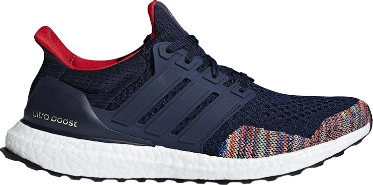 Кроссовки Adidas UltraBoost 1.0 Retro 'Navy Multi', синий - фото