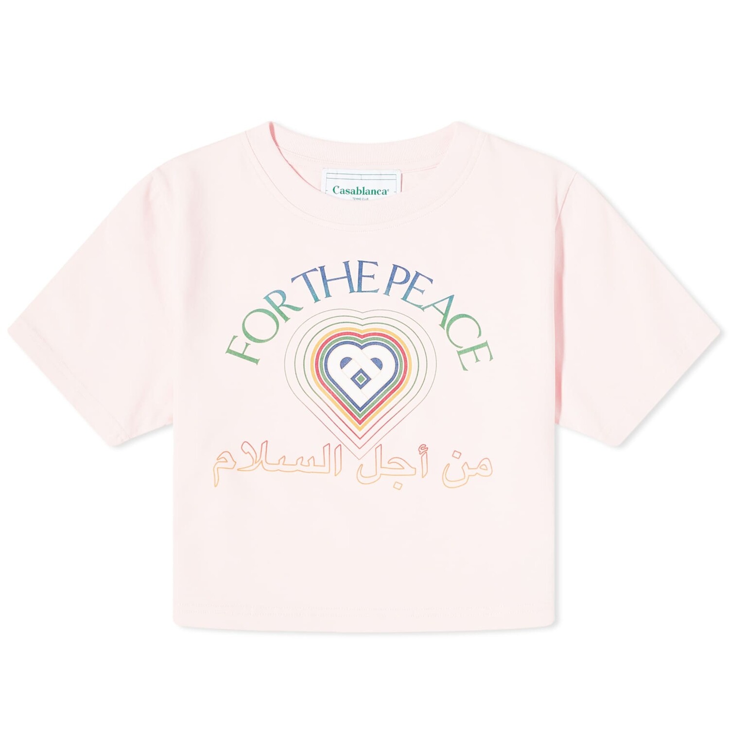 

Футболка Casablanca For The Peace Baby, светло-розовый
