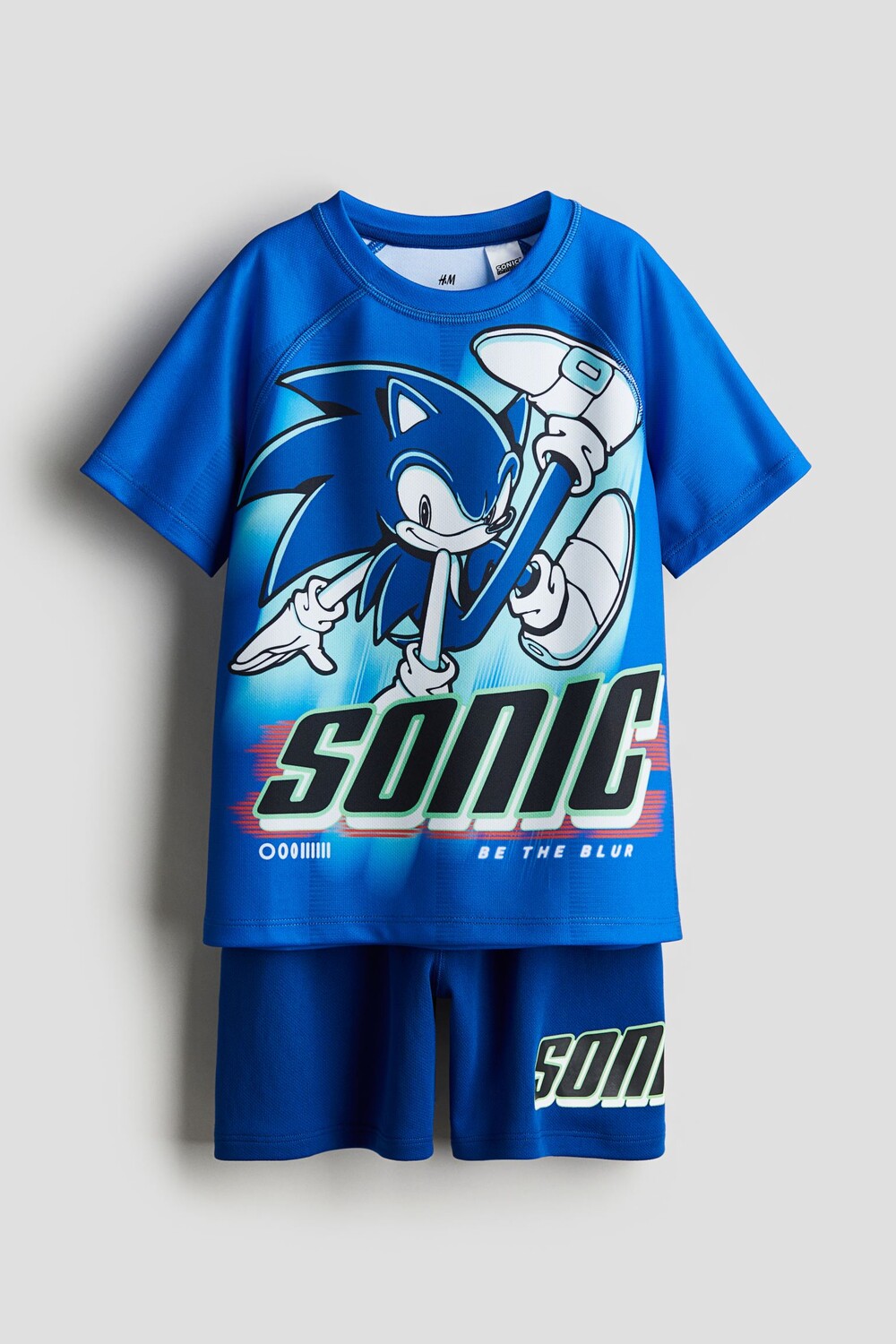 

Комплект футбольной формы H&M Kids Sonic the Hedgehog, 2 предмета, ярко-синий