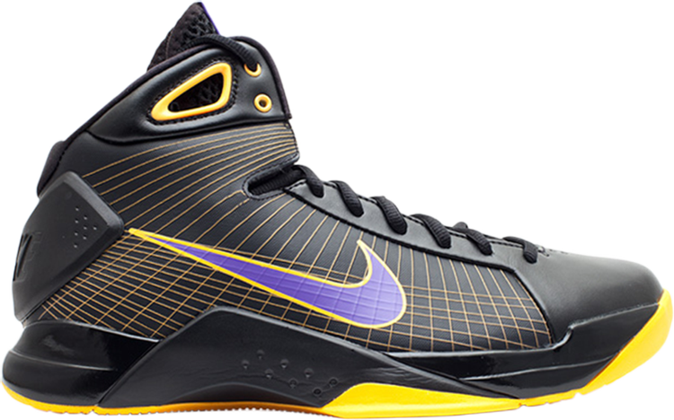 Лимитированные кроссовки Nike Hyperdunk Supreme 'Lakers Away', черный - фото