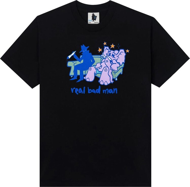 

Футболка Real Bad Man Zonked Friends Short-Sleeve Tee 'Black', черный