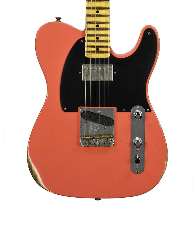 

Fender Custom Shop 52 HS Telecaster Relic в цвете Salmon Pink R124380