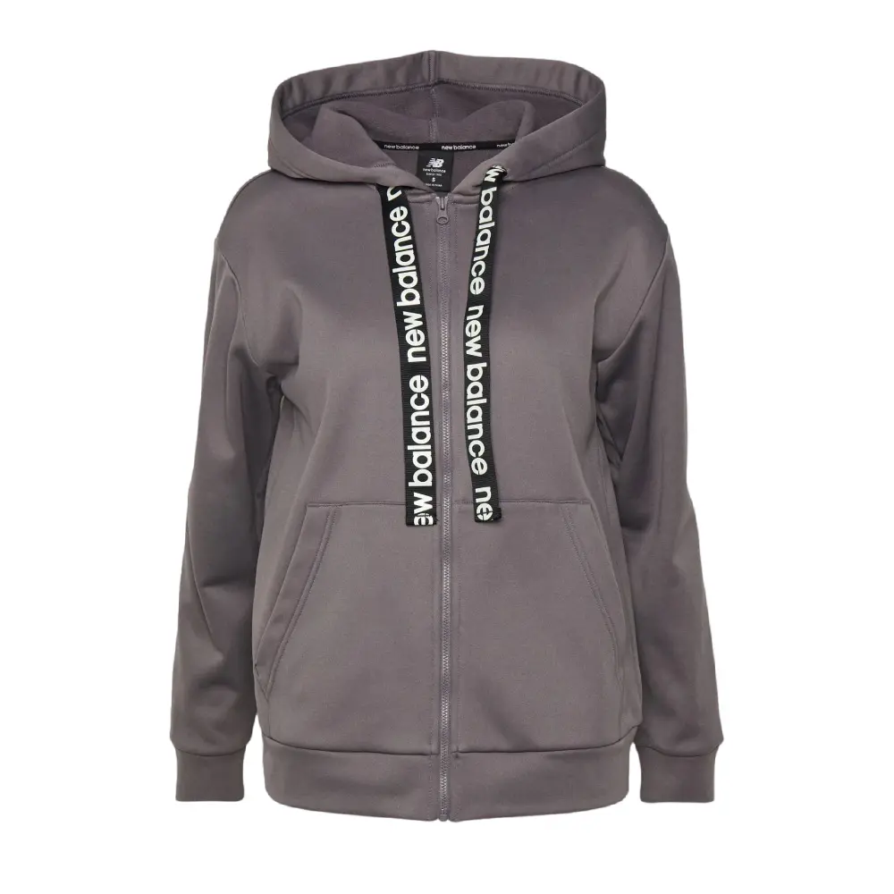 

Толстовка New Balance Relentless Performance Full Zip, серый