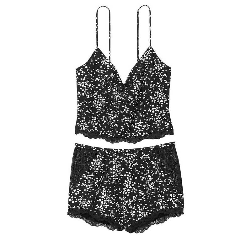 

Пижама Victoria's Secret Cropped Modal, черный