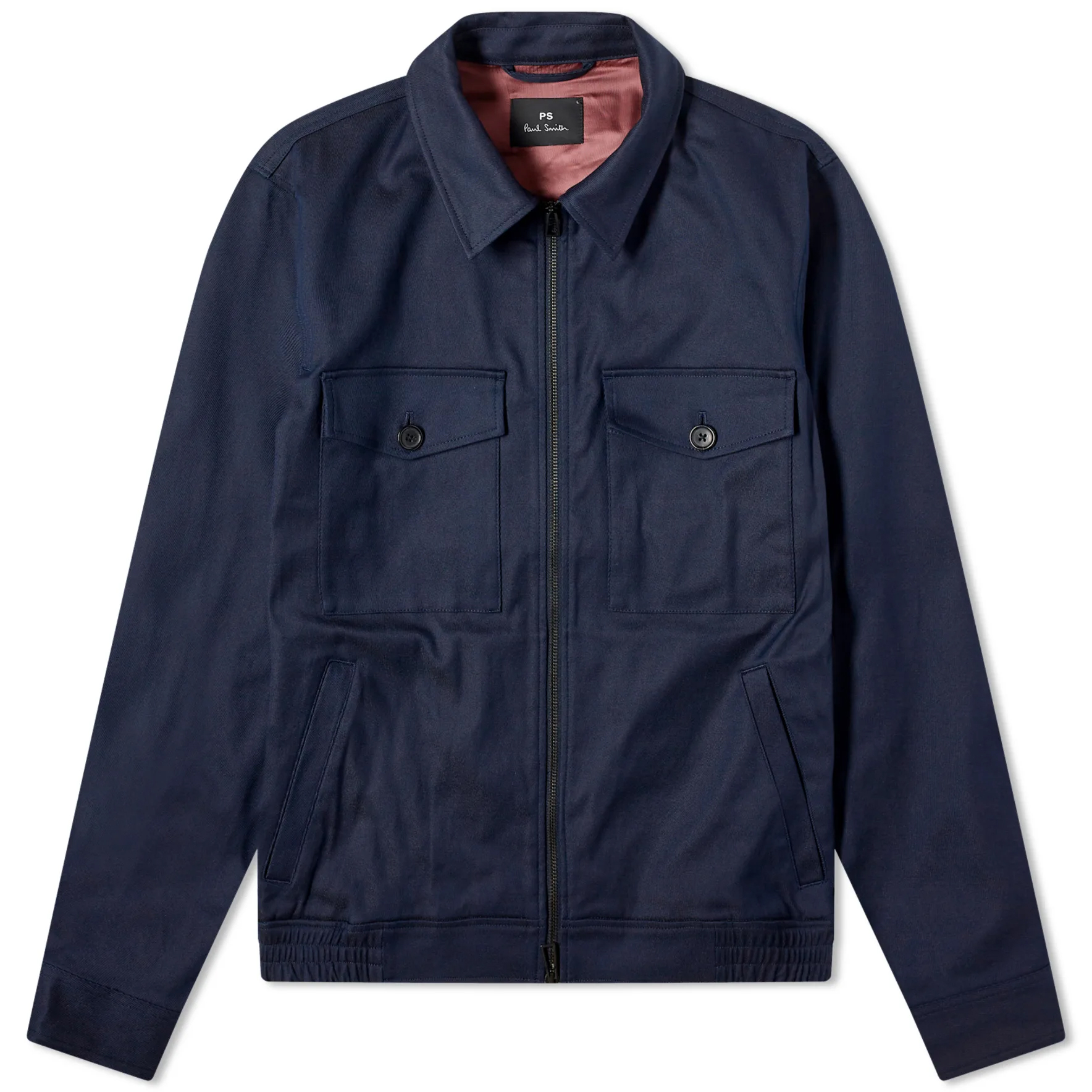 Куртка Paul Smith Cotton Zip, синий куртка paul smith bomber черный
