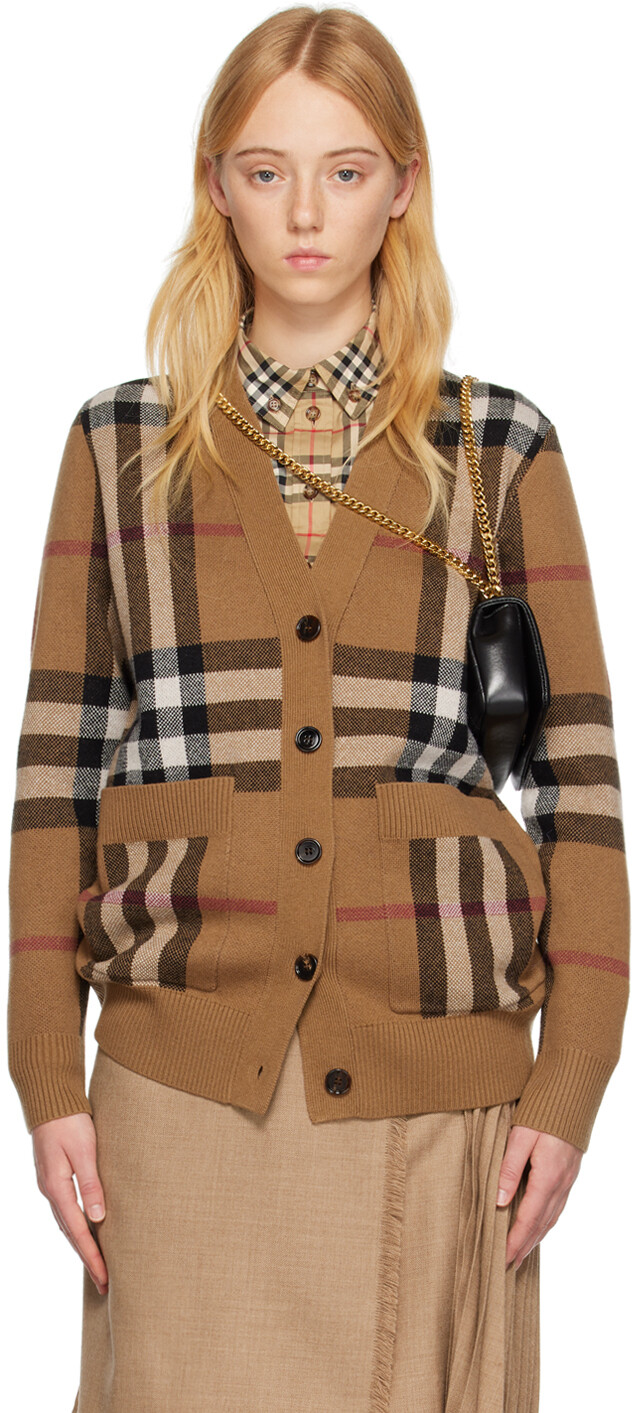 

Коричневый кардиган Willah Burberry