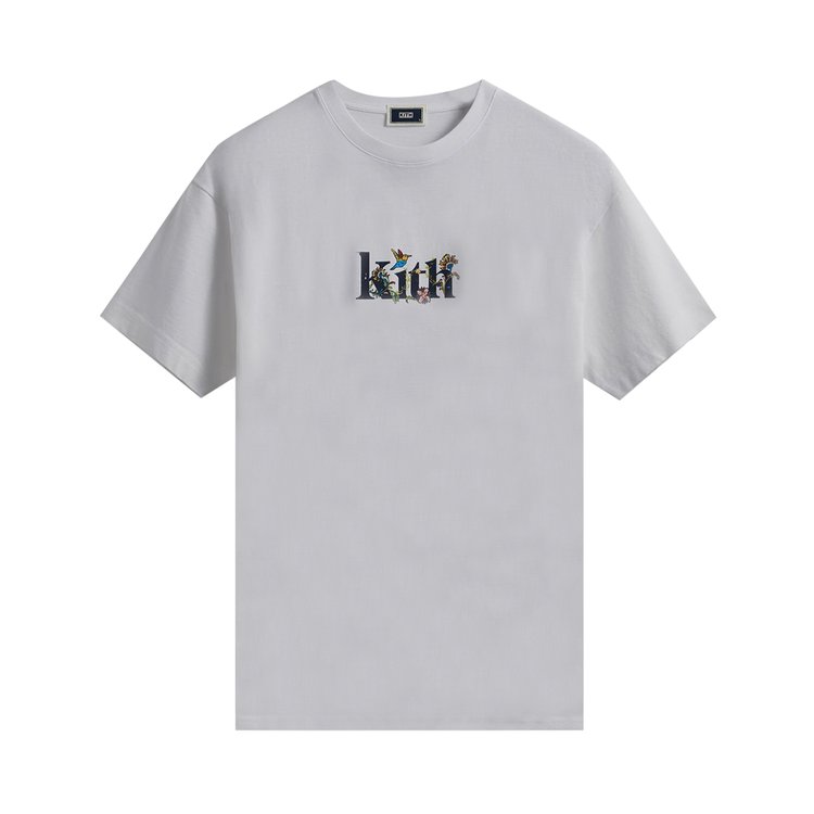 Футболка Kith Jacobean Serif Logo Vintage Tee 'White', белый - фото