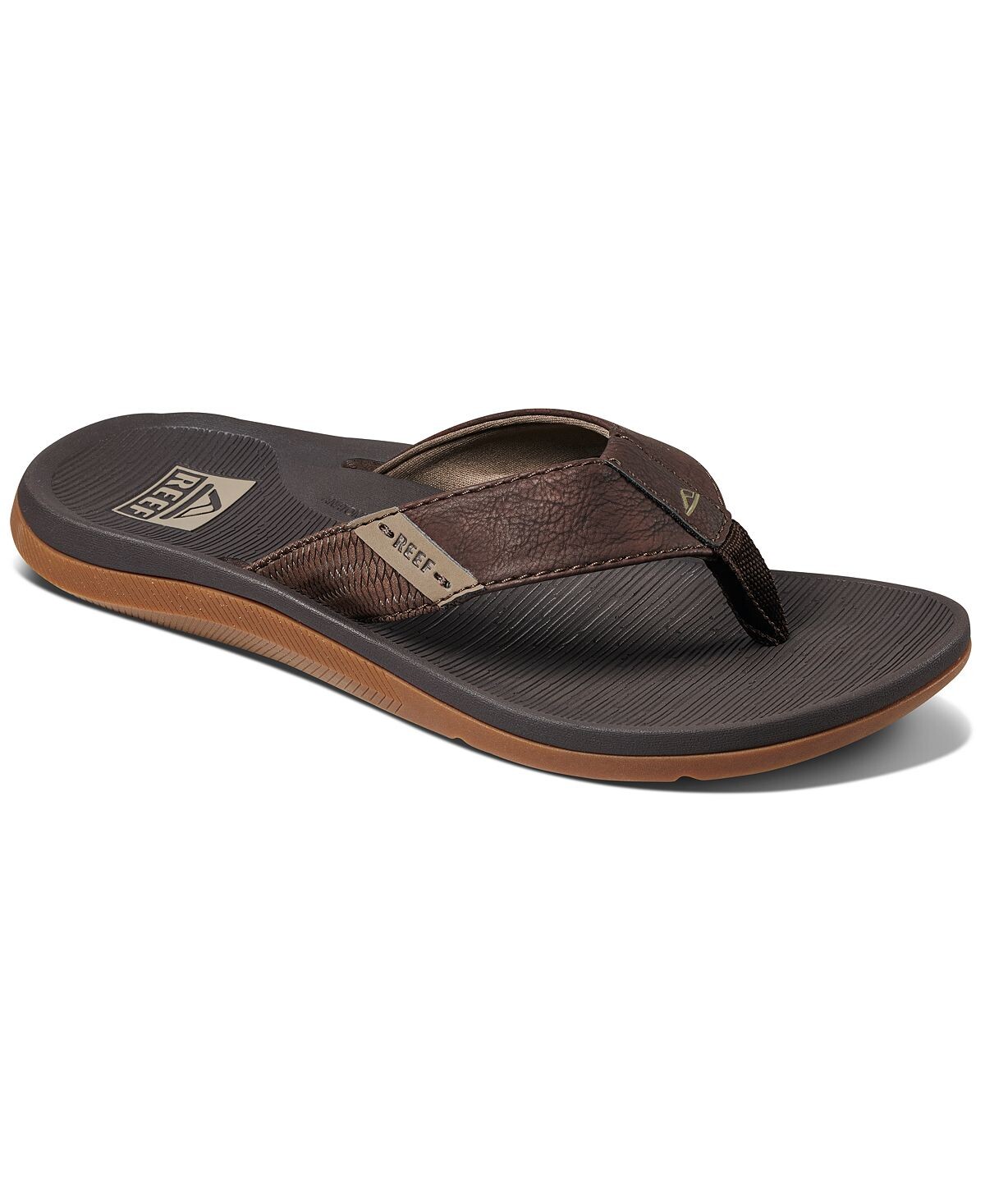 

Мужские сандалии santa ana flip-flop REEF, коричневый