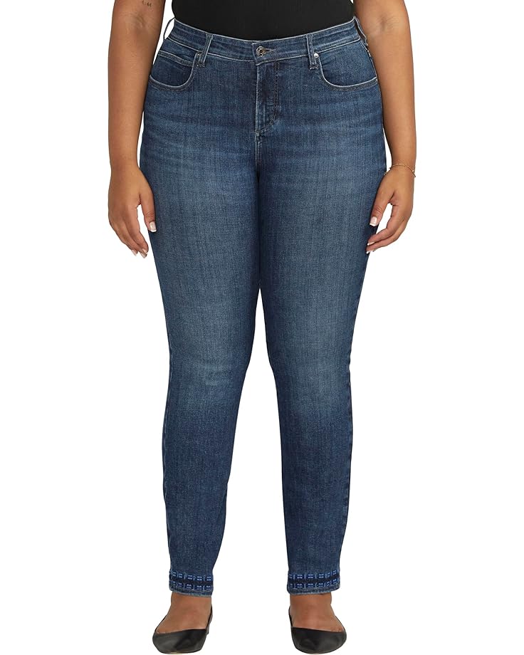 цена Джинсы Jag Jeans Plus Size Ruby Mid-Rise Straight Leg, цвет Night Owl