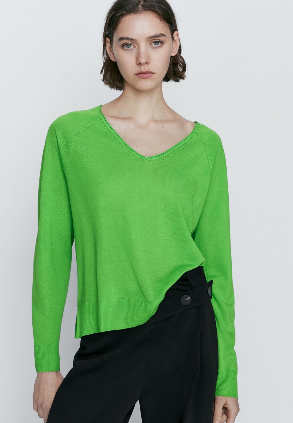 

Джемпер Massimo Dutti, зеленый