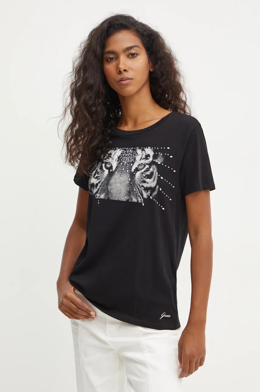 

Футболка Guess из хлопка, черный