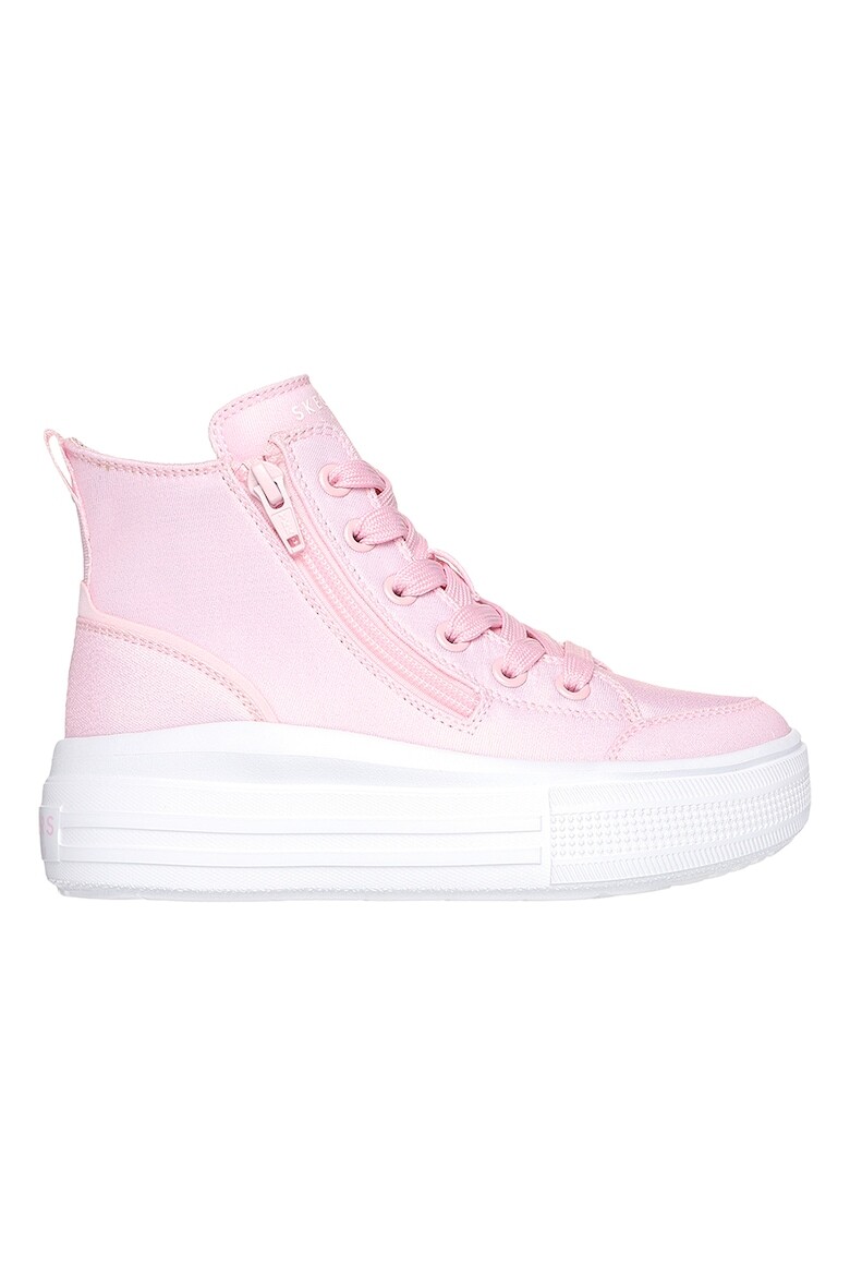 

Туфли из экокожи на высокой плоской платформе Skechers, розовый