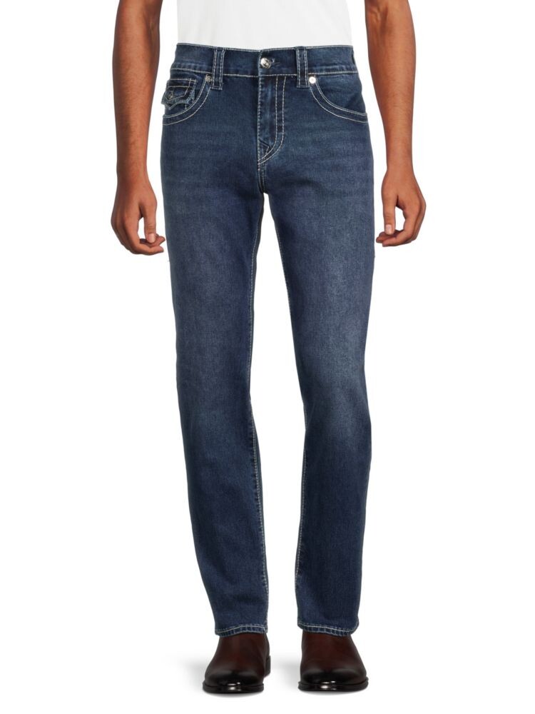 

Свободные джинсы скинни Rocco с высокой посадкой True Religion, цвет Dark Wash