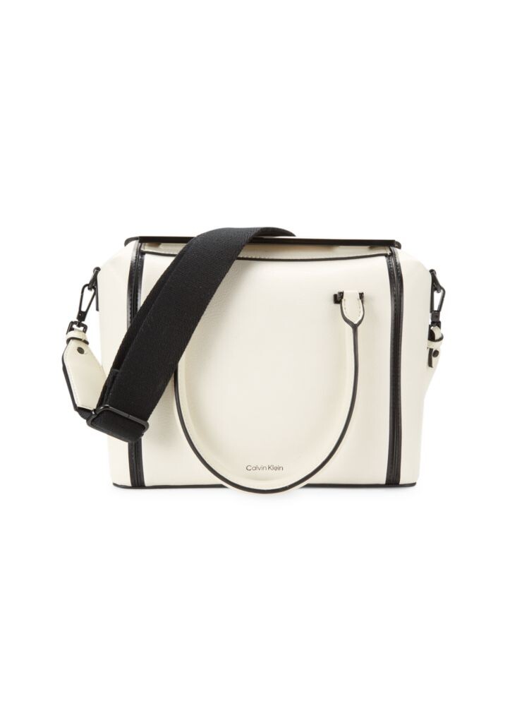 

Двухцветная сумка-портфель Perry Calvin Klein, цвет White Black