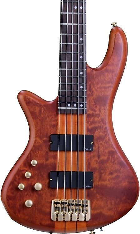 

Басс гитара Schecter Stiletto Studio 5 Left-handed Bass Guitar - Honey Satin