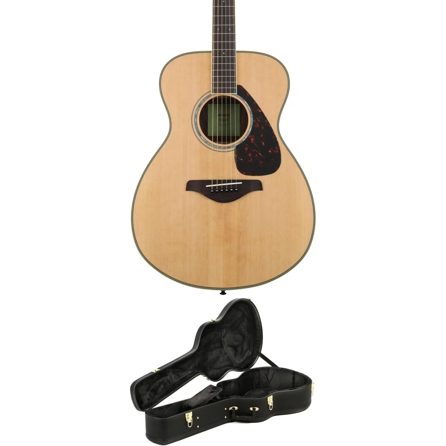 

Концертная акустическая гитара Yamaha FS830 в футляре - натуральный цвет
