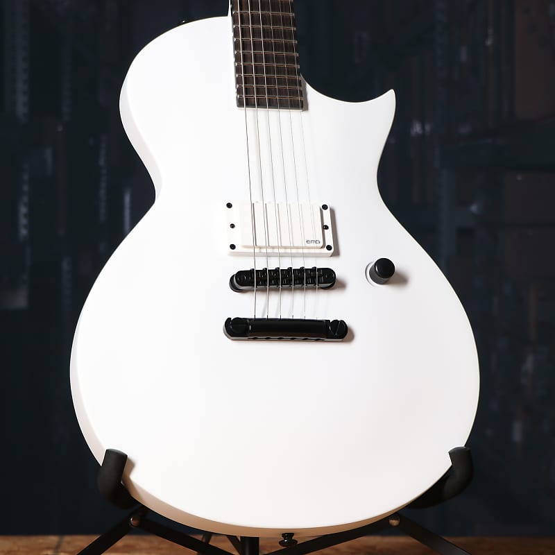 цена Электрогитара LTD EC Arctic Metal Electric Guitar in Snow White Satin