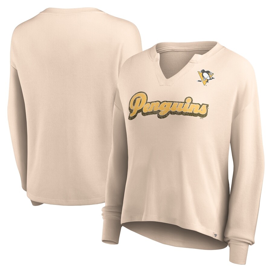 

Футболка с длинным рукавом Fanatics Branded Pittsburgh Penguins, серый