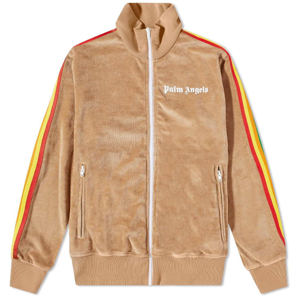 

Спортивная куртка из радужной синели Palm Angels