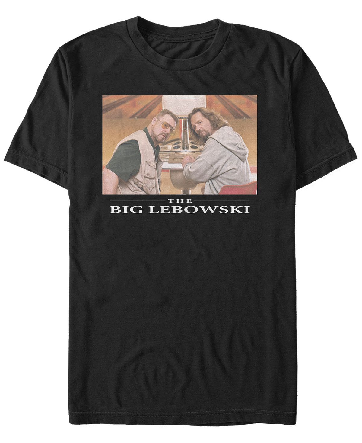 Мужская футболка с коротким рукавом the big lebowski bowling buddies Fifth Sun, черный