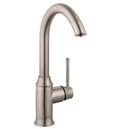 

Одноручный смеситель для бара Hansgrohe 04217920 Talis C с одним отверстием, psteel optic