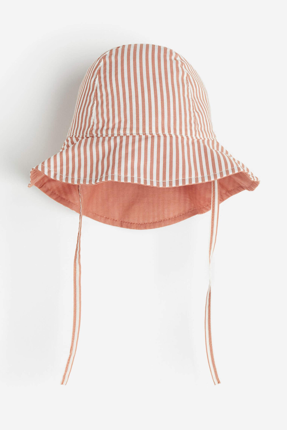 

Панама H&M Reversible, розовый/белый
