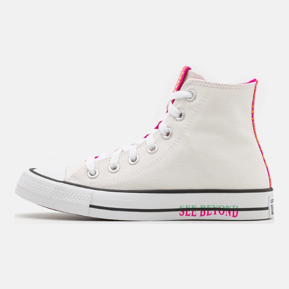 

Кроссовки Converse Chuck Taylor All Star See Beyond Unisex, white/prime pink/prism green