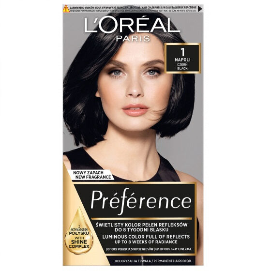 

L'Oreal Paris Краска для волос Preference 1 Napoli Black
