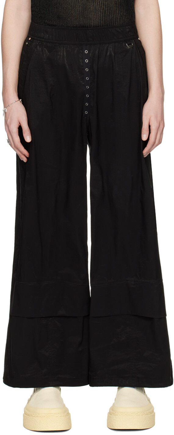 

Черные брюки с заниженной талией LOW CLASSIC