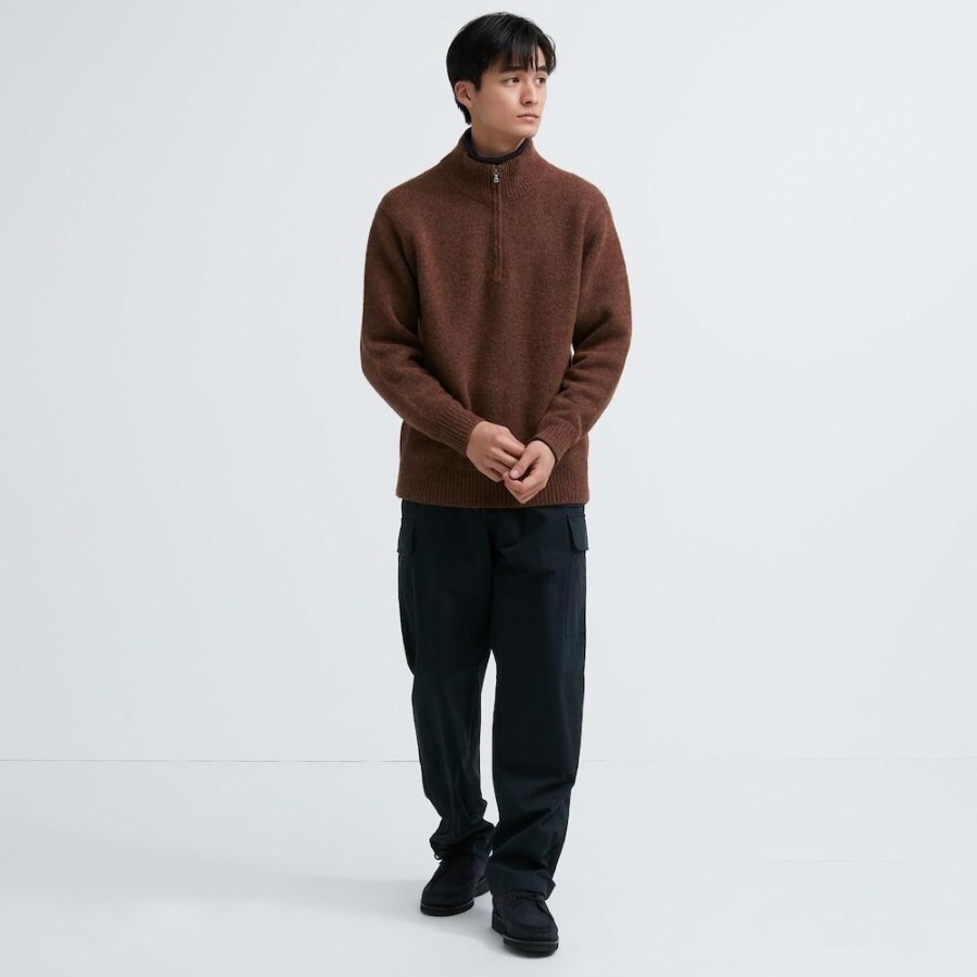 

Свитер Uniqlo Soufflé Yarn, коричневый