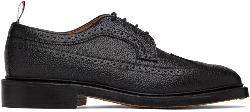 

Черные оксфорды Longwing Brogue Thom Browne, Черный